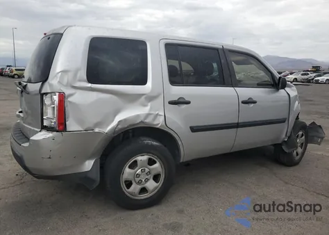 2010 Honda Pilot Lx from USA, damaged, VIN 5FNYF4H27AB019615